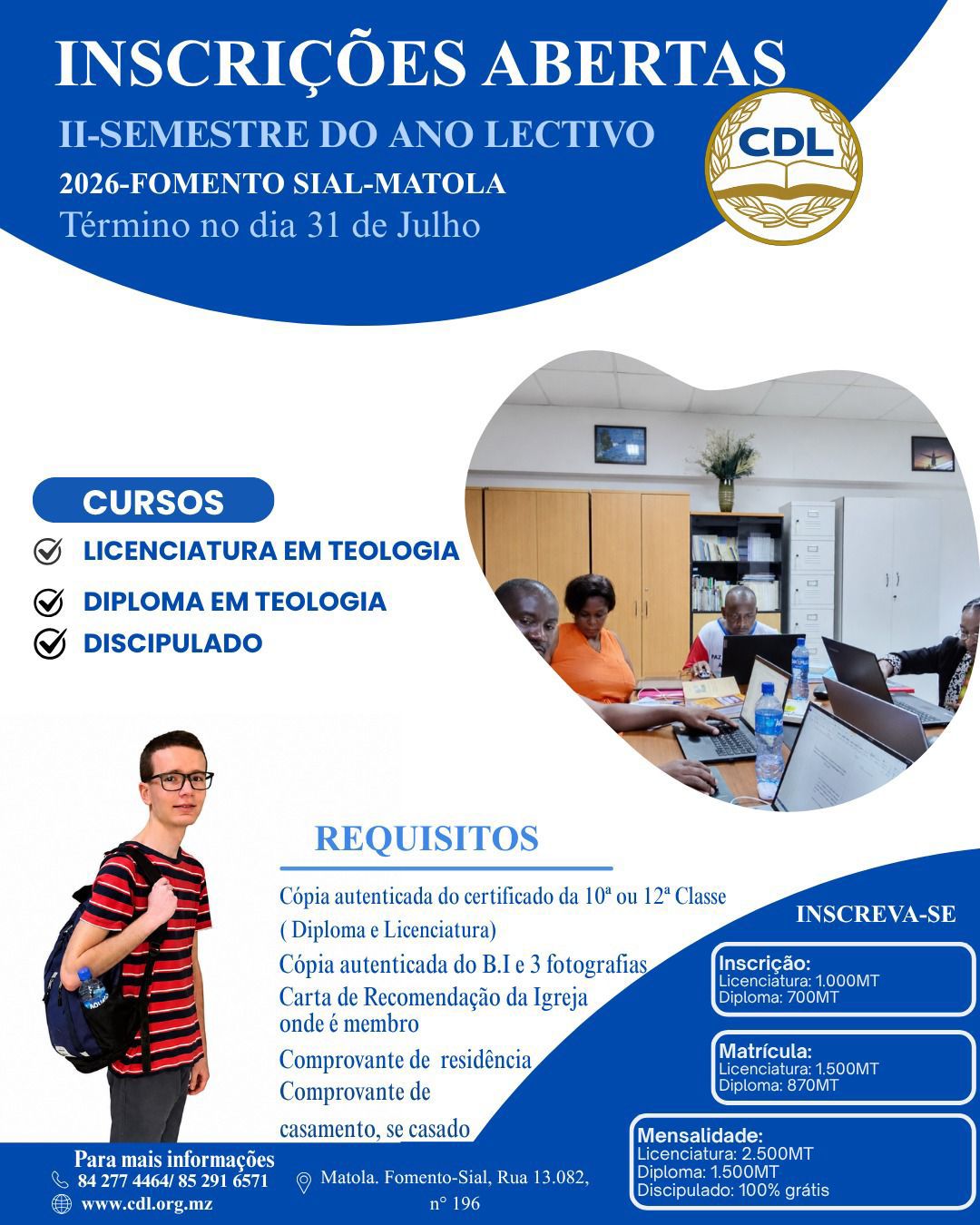 Inscrições Abertas
